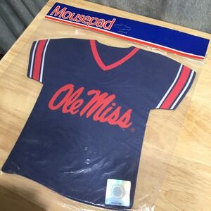 Ole Miss University of Mississippi Jersey Shaped Mousepad Kolder NEW